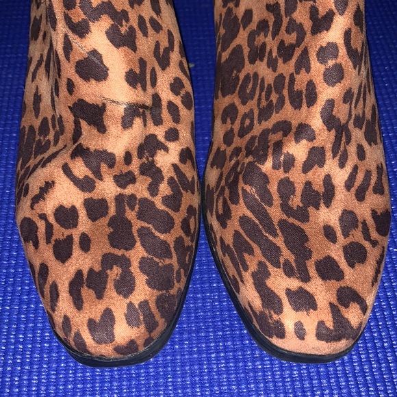 Leopard Print Ankle Boots - Picture 4 of 5
